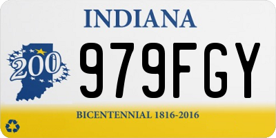 IN license plate 979FGY