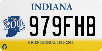 IN license plate 979FHB