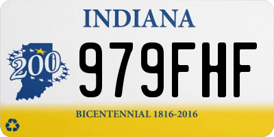 IN license plate 979FHF