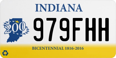 IN license plate 979FHH
