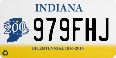 IN license plate 979FHJ