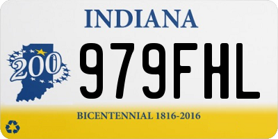 IN license plate 979FHL