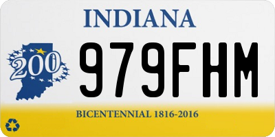 IN license plate 979FHM
