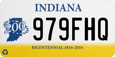 IN license plate 979FHQ