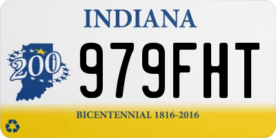 IN license plate 979FHT