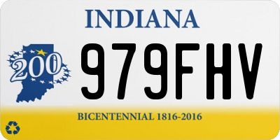 IN license plate 979FHV