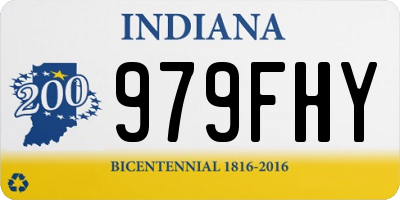 IN license plate 979FHY