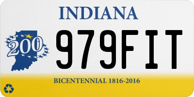 IN license plate 979FIT