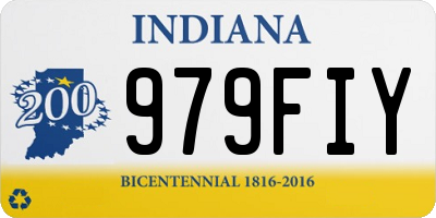 IN license plate 979FIY
