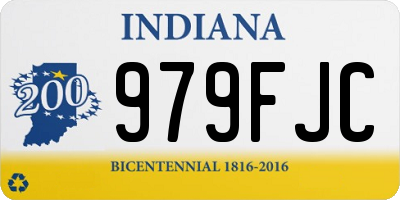 IN license plate 979FJC