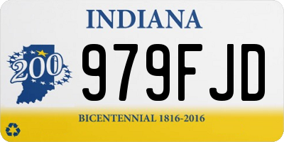 IN license plate 979FJD