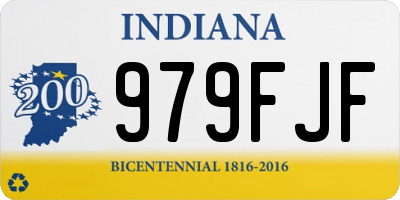 IN license plate 979FJF