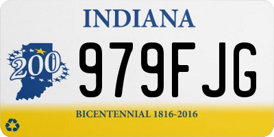 IN license plate 979FJG