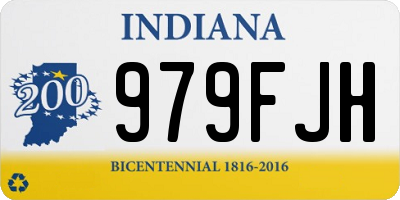 IN license plate 979FJH