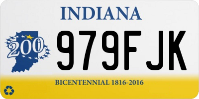 IN license plate 979FJK