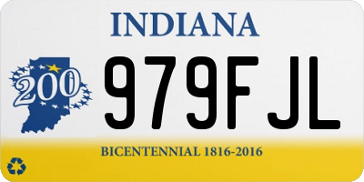 IN license plate 979FJL
