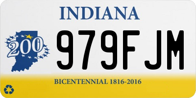 IN license plate 979FJM