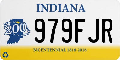 IN license plate 979FJR