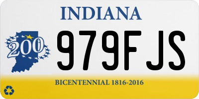 IN license plate 979FJS