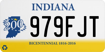 IN license plate 979FJT