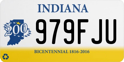 IN license plate 979FJU