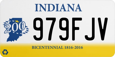 IN license plate 979FJV