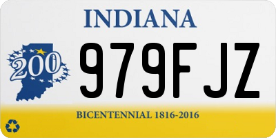 IN license plate 979FJZ