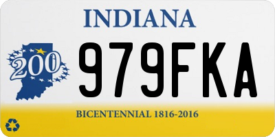 IN license plate 979FKA