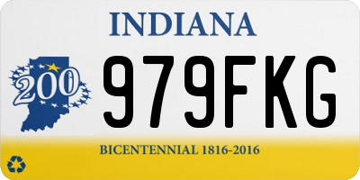IN license plate 979FKG