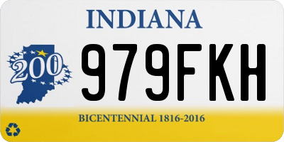 IN license plate 979FKH