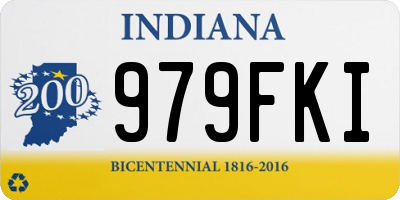 IN license plate 979FKI