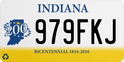 IN license plate 979FKJ