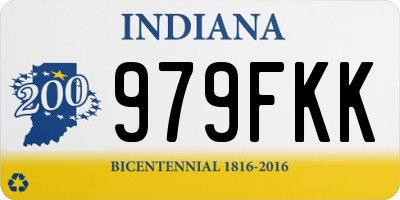 IN license plate 979FKK