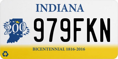 IN license plate 979FKN