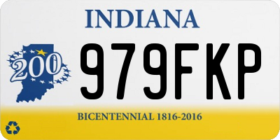 IN license plate 979FKP