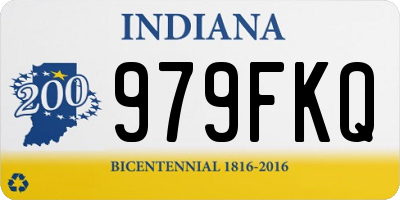 IN license plate 979FKQ