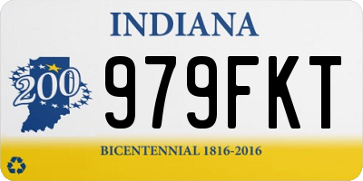 IN license plate 979FKT