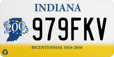 IN license plate 979FKV