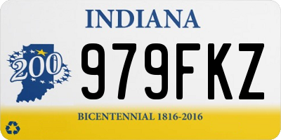 IN license plate 979FKZ