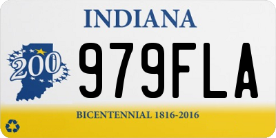 IN license plate 979FLA