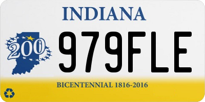 IN license plate 979FLE