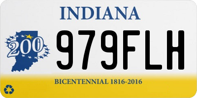 IN license plate 979FLH