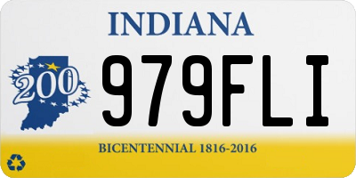 IN license plate 979FLI
