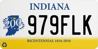 IN license plate 979FLK
