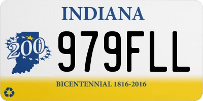 IN license plate 979FLL