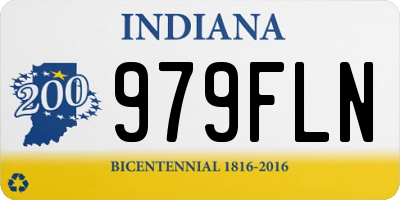 IN license plate 979FLN