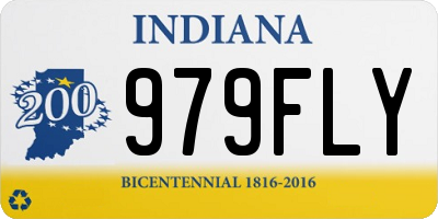 IN license plate 979FLY
