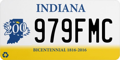 IN license plate 979FMC