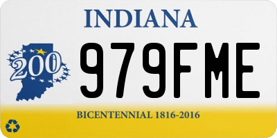 IN license plate 979FME