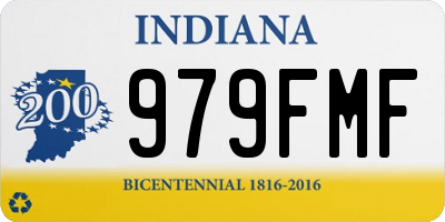 IN license plate 979FMF